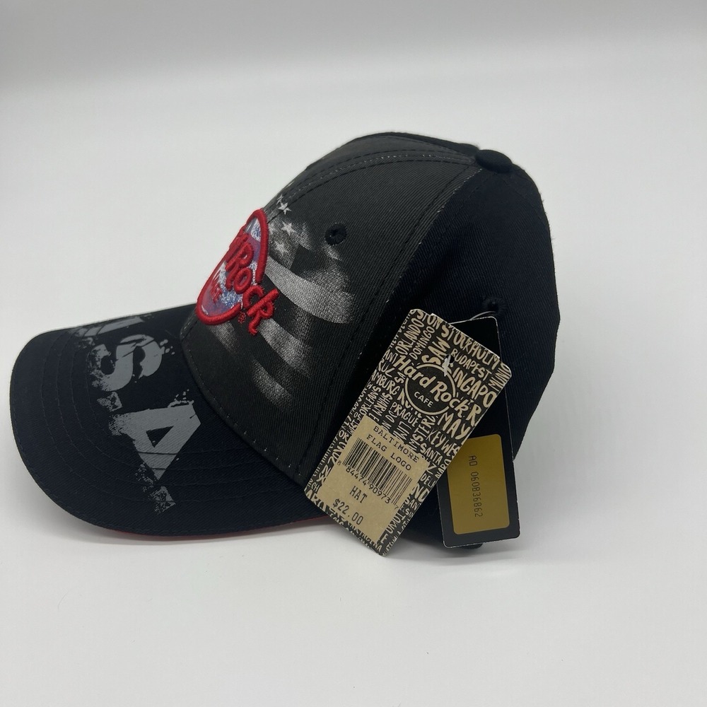 Hard Rock Cafe USA Baltimore Souvenir Baseball Hat NWT - Picture 2 of 6